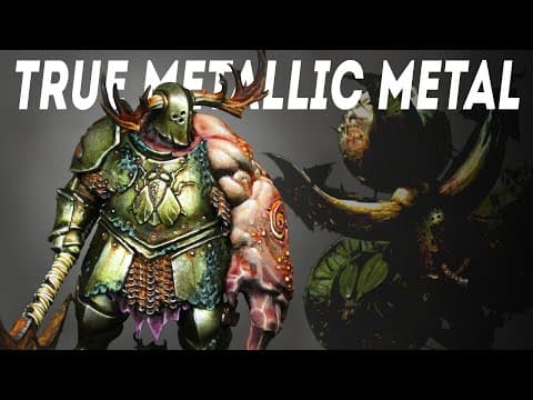 Painting The Best Nurgle Metallic Armour - Tmm 03