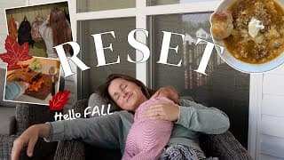 Fall Reset Vlog 🍁 | Cozy Soup, Organizing + Declutter & *new* Nighttime Routine