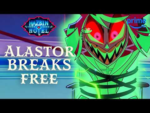 Alastor Breaks Free From His Leash | Hazbin Hotel S2 | Clip | Prime Video