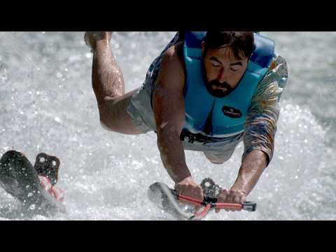 How Not To Water Ski At 1000fps - The Slow Mo Guys