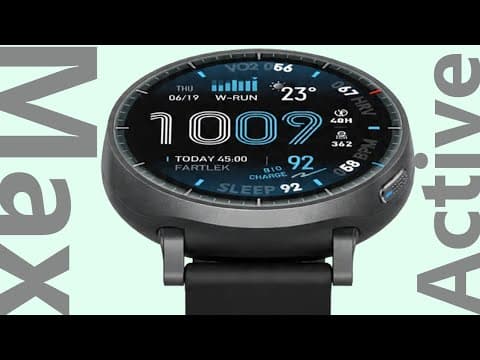 Amazfit Active Max Come with Large Battery