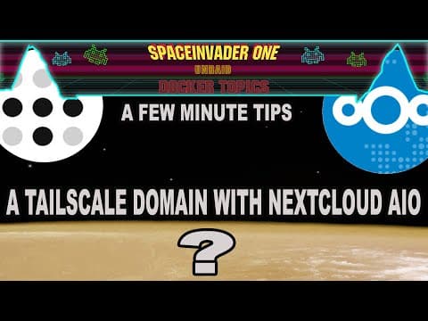 A Few Minute Tips - A Tailscale Domain With Nextcloud Aio