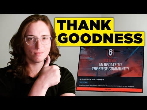 Ubisoft Said What Needed To Be Said About Siege