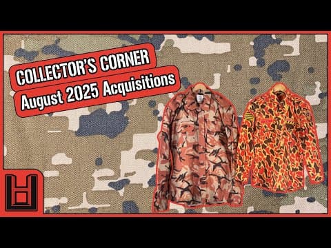 Gray, Green, Red, And Blue Camouflage! August 2025 Pickups