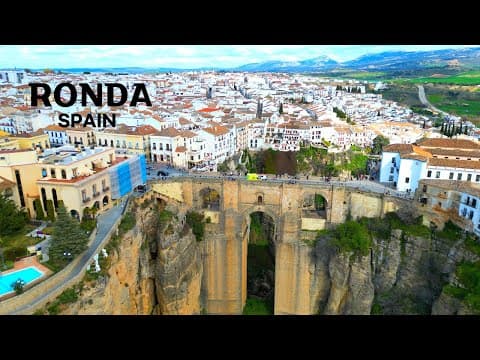 [4k]🇪🇸 Ronda, Spain Walking Tour | Breathtaking Views, Hidden Gems & The Best Tapas, 2025