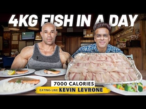 Eating Kevin Levrone’s 4kg Fish Diet | Following Muscle Machine’s 7000 Calorie Diet | Yatinder Singh