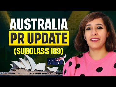 Australia Subclass (189) Visa Update | Australia Visa Update 2025 | New Tier-based Invitation System
