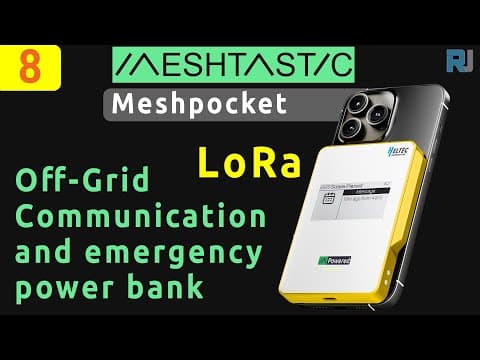 Meshpocket Review: The Ultimate Off-grid Lora Messenger & Qi2 Power Bank!