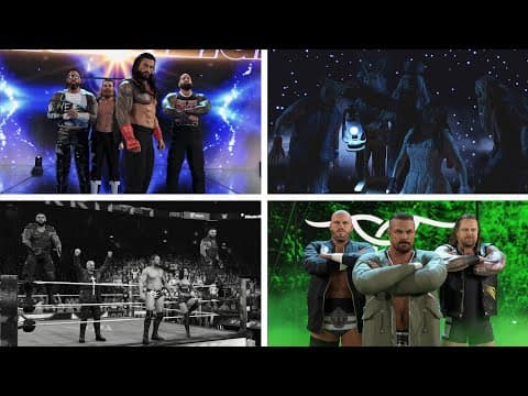 Wwe 2k25 Entrances: New O.g Bloodline, Final Testament, Wyatt Six & Gallas