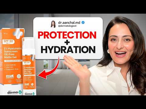 The Derma Co 1% Hyaluronic Sunscreen Review | Dr Aanchal Panth | Dermatologist  #sunscreen #spf