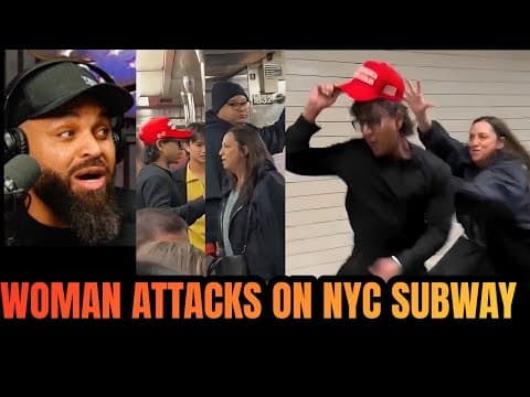 Unhinged Woman Goes After Trump Supporter Wearing Maga Hat On New York City Subway!