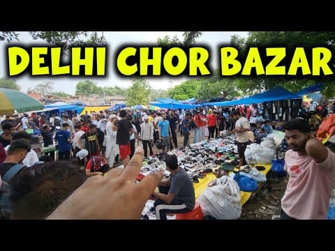 Chor Bazar Delhi 2025 | चोर बाजार Dslr Camera| Iphone 14, 15, 16 With Box | Jama Masjid Chor Bazaar