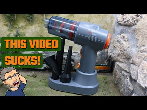 This Video Sucks!  Great Mini Vacuum For Model Railroads