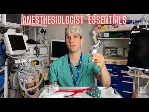 10 Things A Pediatric Anesthesiologist Can’t Live Without (at Work)