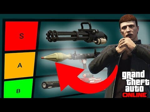 Weapons Tier List! - Gta Online