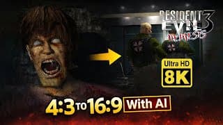 I Turned The Resident Evil 3 Intro Into 16:9 Using Ai (8k)