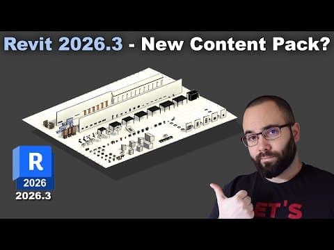 Revit 2026.3  - Small Update Review