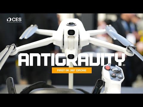 Antigravity A1 @ Ces 2026 : 8k 360° + Fpv Goggles + Motion Controller