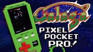 New Galaga Pixel Pocket Pro From My Arcade! | It's Galaga On The Go!