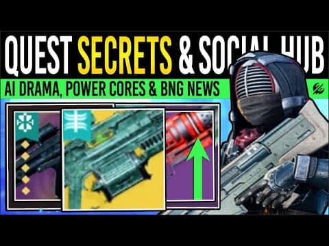 Destiny 2: New Social Space & Exotic Secrets! Bungie Drama, Power Cores, Hidden Event, Dungeon Loot