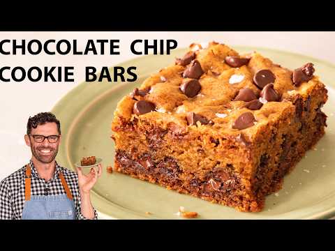 The BEST Chocolate Chip Cookie Bars Recipe