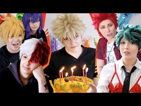 Bakugou's Wildest Birthday Ever | My Hero Academia Cosplay