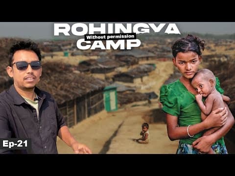 Visited Rohingya Camps In Bangladesh Without Permission | World's Largest Refugee Camp | Ep-21