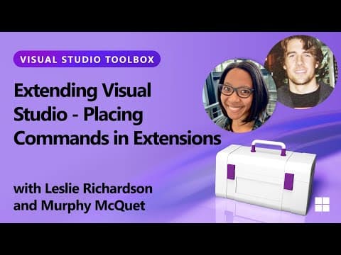 Extending Visual Studio - Placing Commands In Extensions