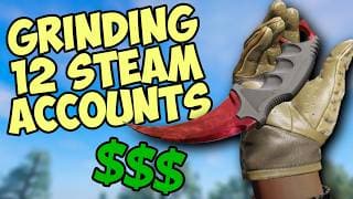 How Much Did I Make Grinding 12 Cs2 Accounts?