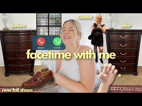 Vlogging Like We're On Facetime (home Diys, Fall Shoe Unboxing, Grwm & Crashouts)