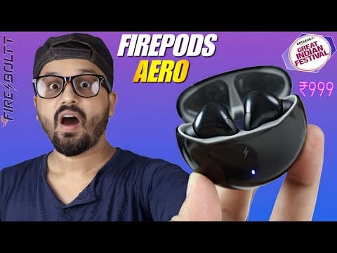Best Earbuds Under 1000 Deal On Amazon Gif Sale | Fire Boltt Fire Pods Aero Detailed Review