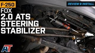 2017-2024 4wd F-250 Fox Factory Race Series 2.0 Ats Steering Stabilizer Review & Install