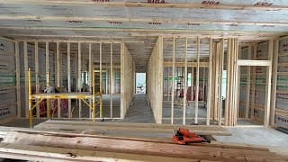 Framing Walls Inside A Barndominium: Modest House 34