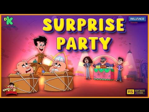 Surprise Party | Simmba Ka 100th Case Twist! | Smashing Simmba | Discovery Kids