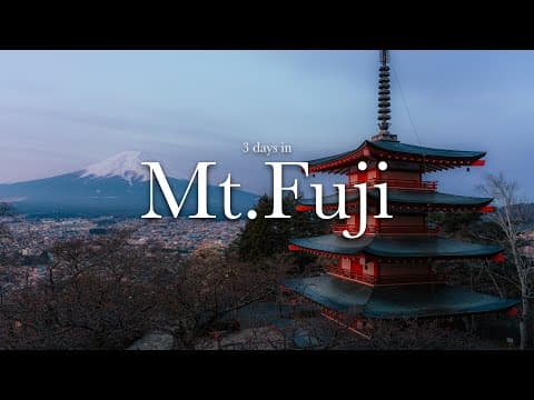 3 Days Of Photography In Mont Fuji | Sony A7cii & A6700