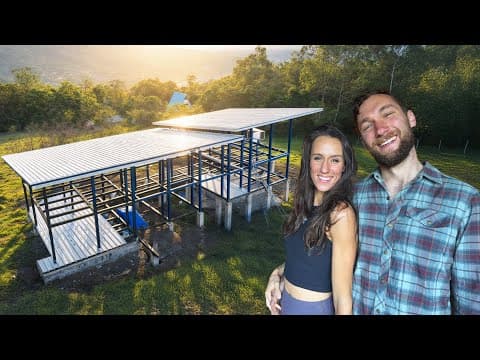 We Finished The Roof!!! Panama House Build