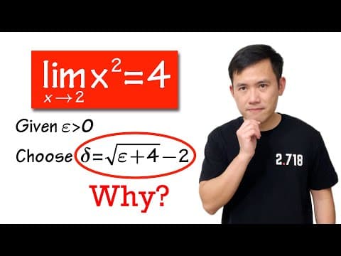 How To Find A Formula For Delta (epsilon-delta Definition Of A Limit)