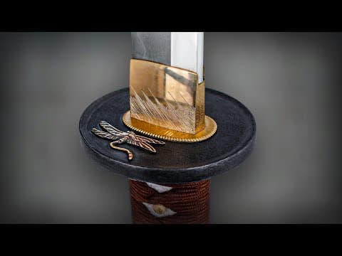 Making A Dragonfly Tsuba For My Custom Katana: A Slow But Rewarding Journey