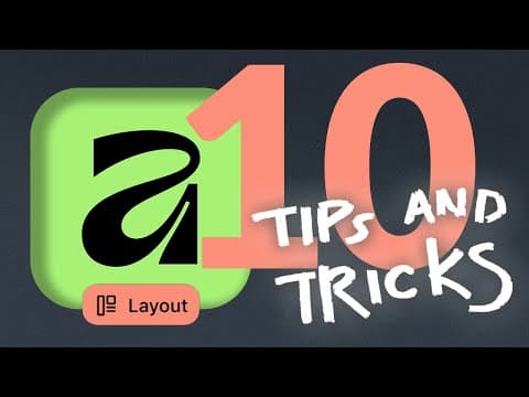 10 Things You Need To Know In Affinity Layout (before It Drives You Crazy)
