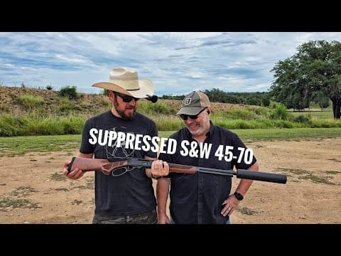 Suppressed S&w 1854 Range Review