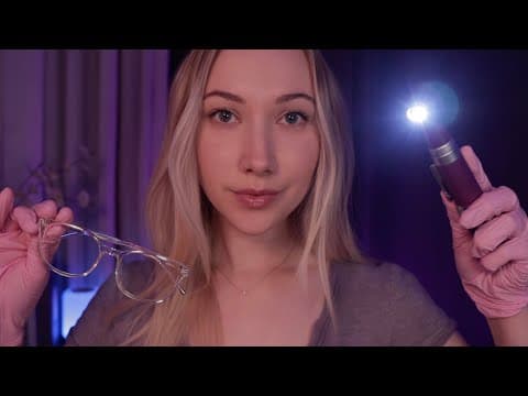 Asmr Sleepy Eye Exam No Talking (silent Instructions, Light Triggers, Glove Sounds) ☁️💤