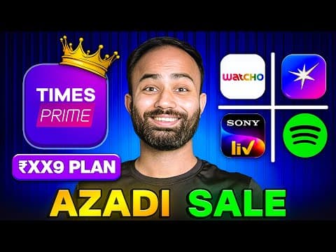 Times Prime Premium+ Now At Lowest Price Ever! Jio Hotstar, Sonyliv,spotify & More More