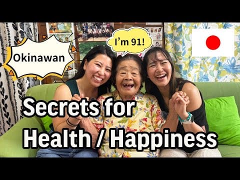 91 Years Old Okinawan's Happiness / Health Tips @ota_craft
