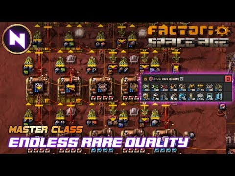 Rare Quality = Best Quality; Fulgura Quality Hub | Factorio Space Age Master Class