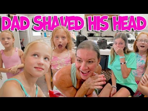Dad Has A Shocking New Hair Cut!  Reaction Video!