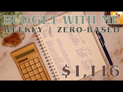 $1,116 Budget With Me! | January Paycheck #2 | Zero Based Weekly Budgeting | 26 Year Old Budgets