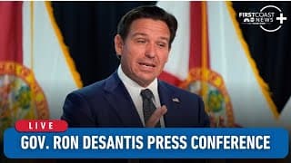 Live | Gov. Desantis Holds Press Conference In Pinellas Park