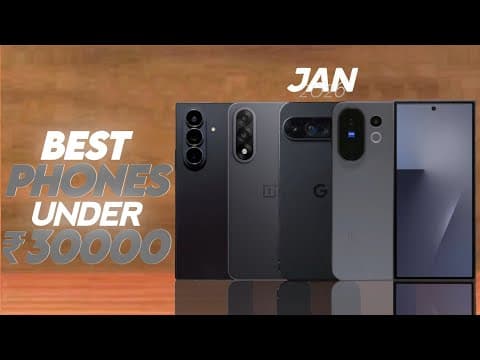 Top 5 Best Mobiles Under 30000 January 2026 | Smartphone Under 30000 | Best Phone Under 30000 !