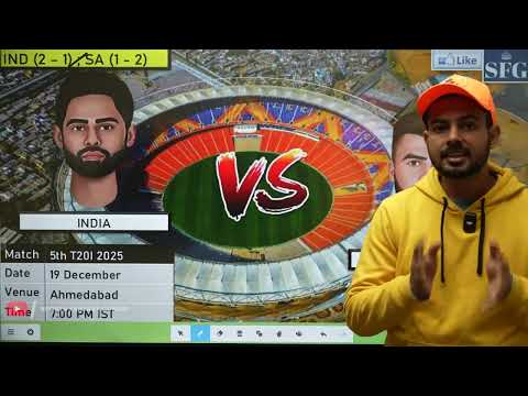 5th T20i Prediction: Match Winner| Pitch Report | India Vs South Africa 5th T20i Match Analysis