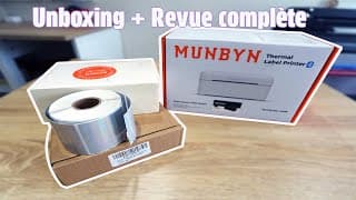 Boost Ton Activité Avec Cette Imprimante Thermique Sans Encre 🚀 ! Découvre La Munbyn 402b